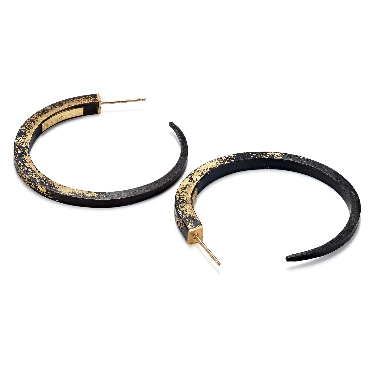 Large Gold Dust Hoops