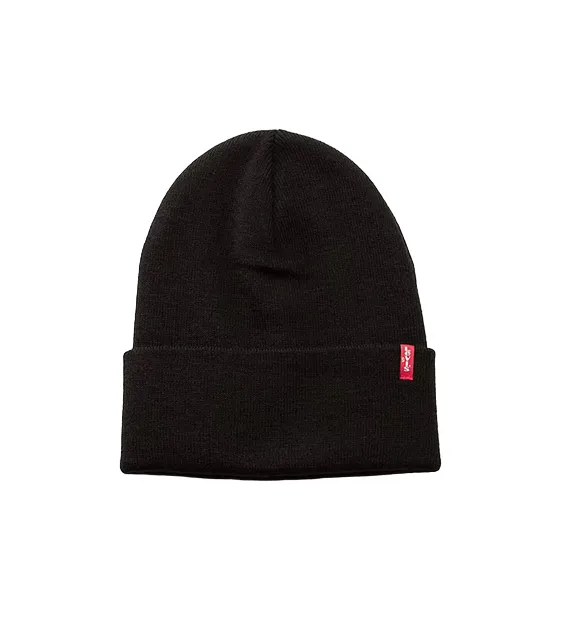 Levi's wide beanie hat for adults 771380889 black