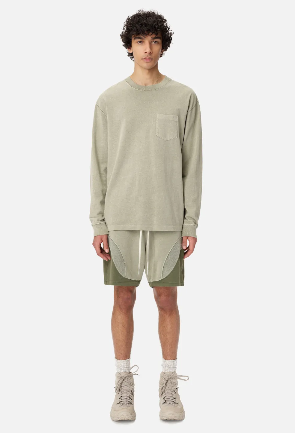 Loose Stitch LS Pocket Tee / Washed Olive