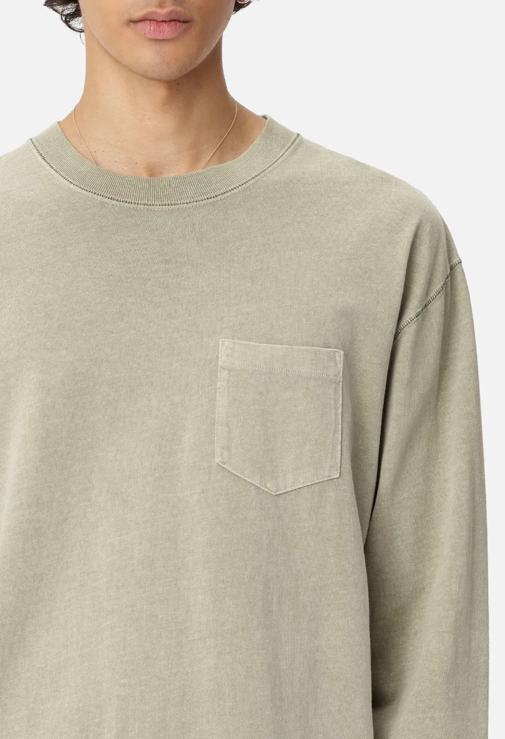 Loose Stitch LS Pocket Tee / Washed Olive