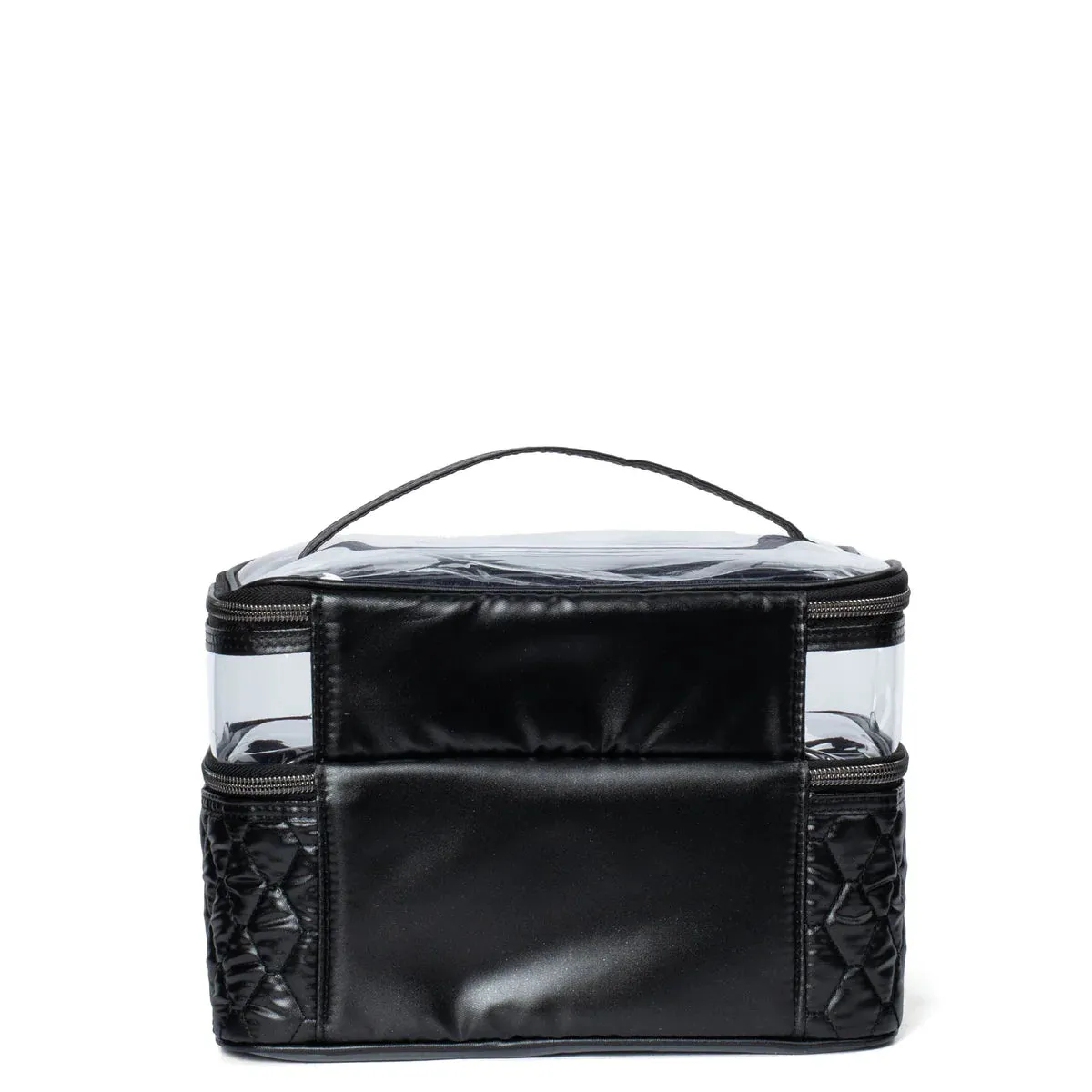 LUG Whoosh Clearview Cosmetic Case in Metallic Black