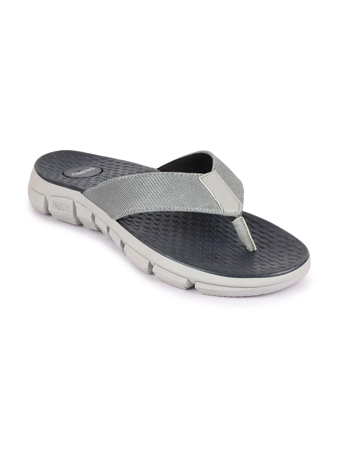 Men Grey Phylon Sole Flexible Ultrasoft Outdoor & House Slippers