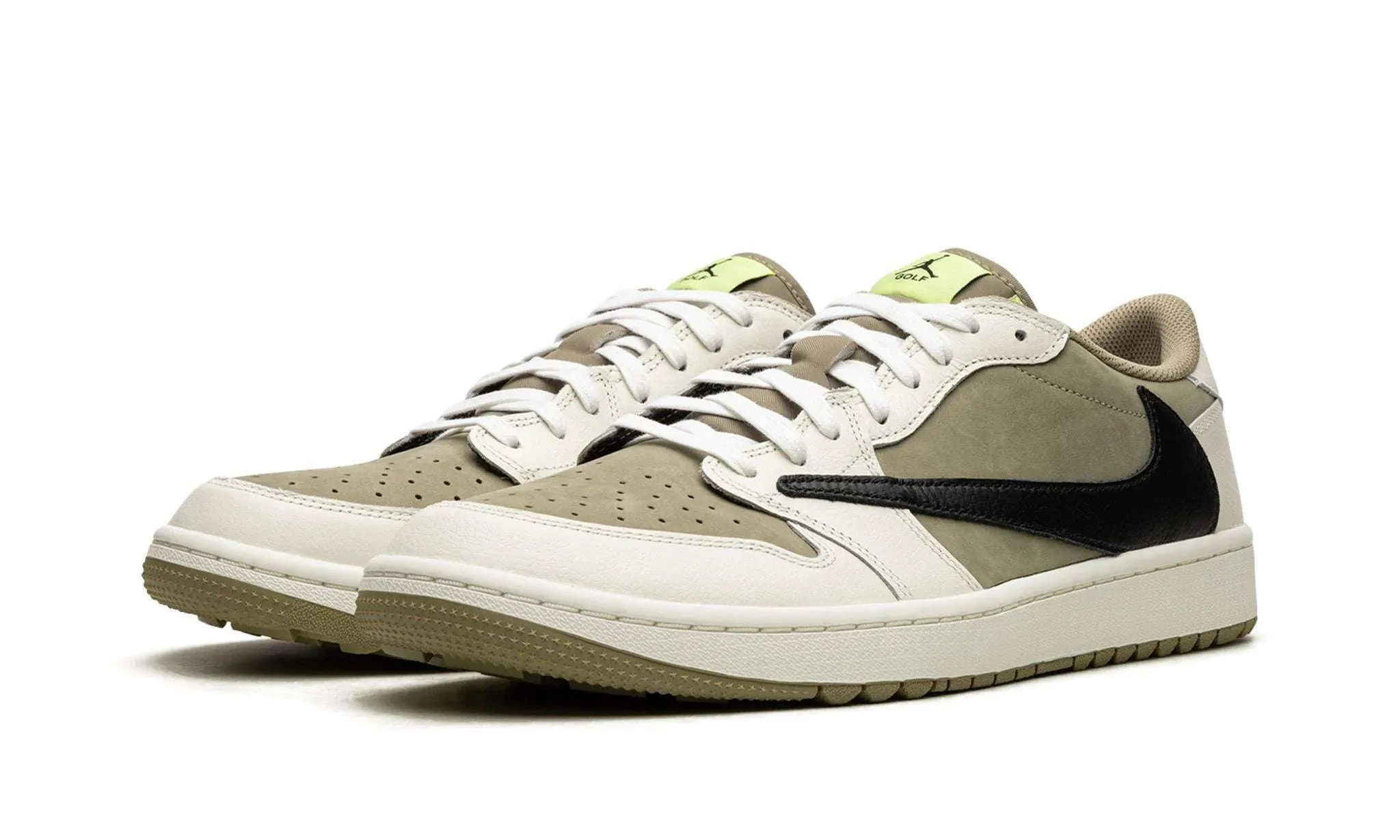 Nike Air Jordan 1 Retro Low Golf Travis Scott Neutral Olive