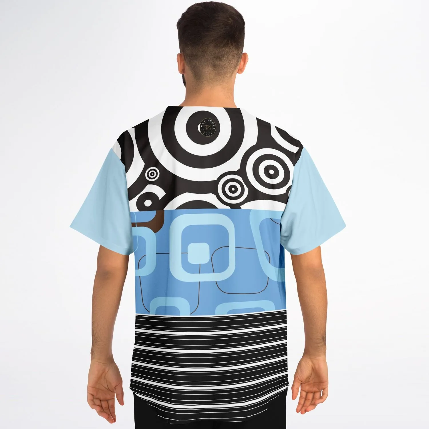 Pacific Palisades Patchwork Button Front Jersey