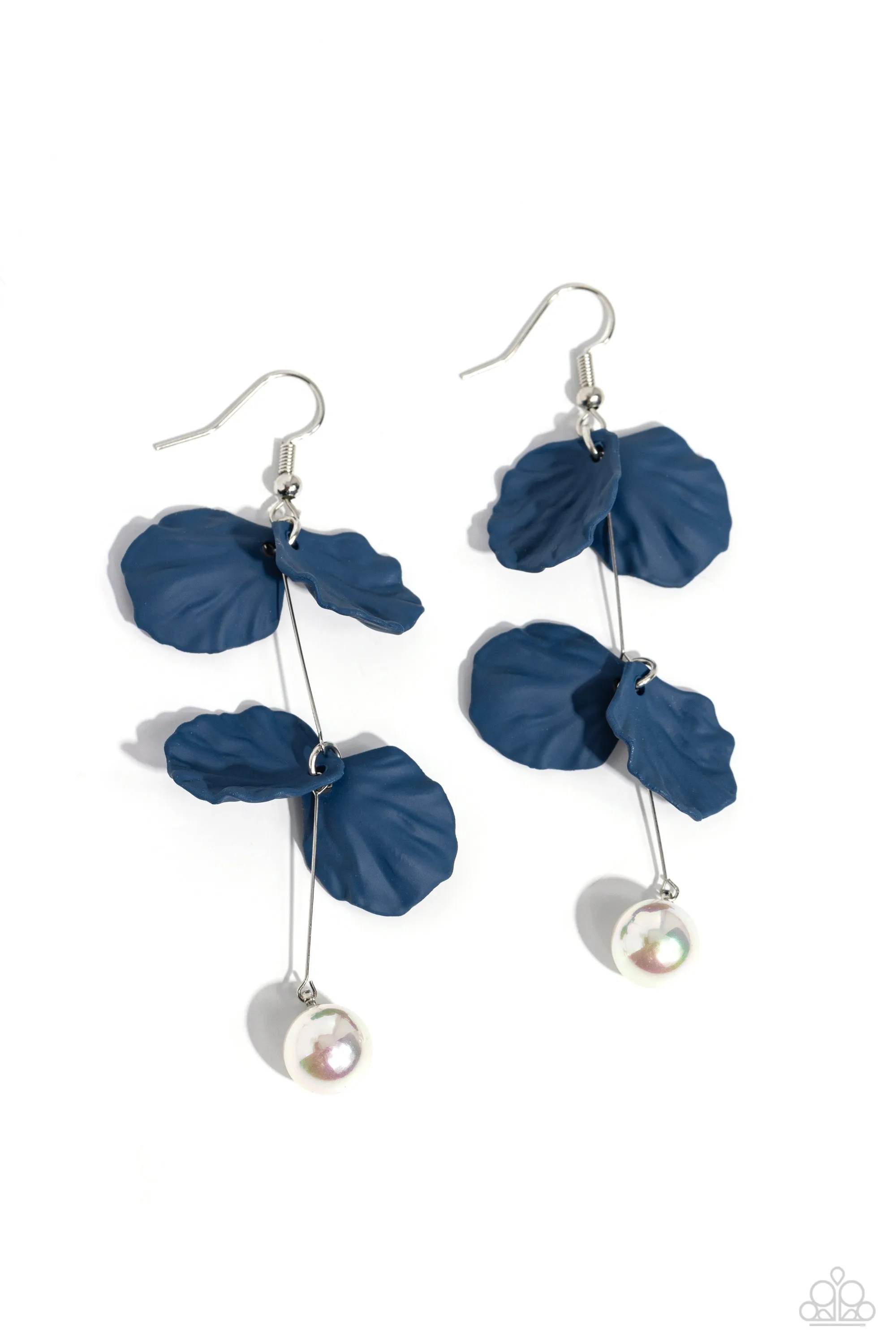 Paparazzi Edwardian Era Blue Earrings