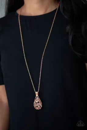 Paparazzi Magic Potions Rose Gold Necklace Set