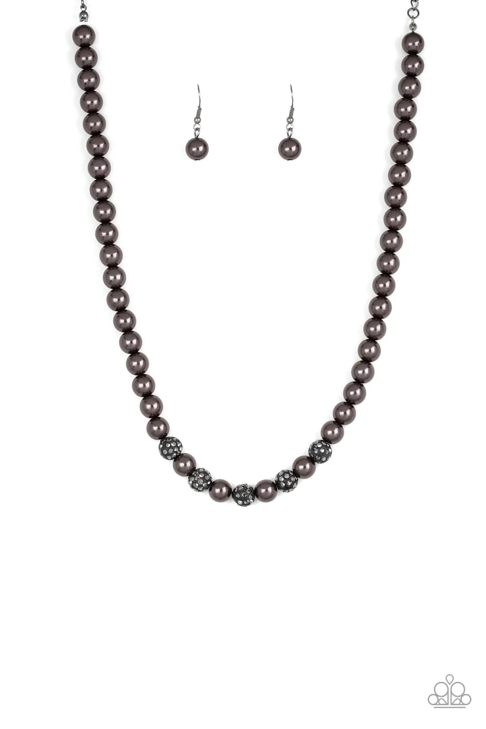 Paparazzi Posh Boss Black Necklace Set