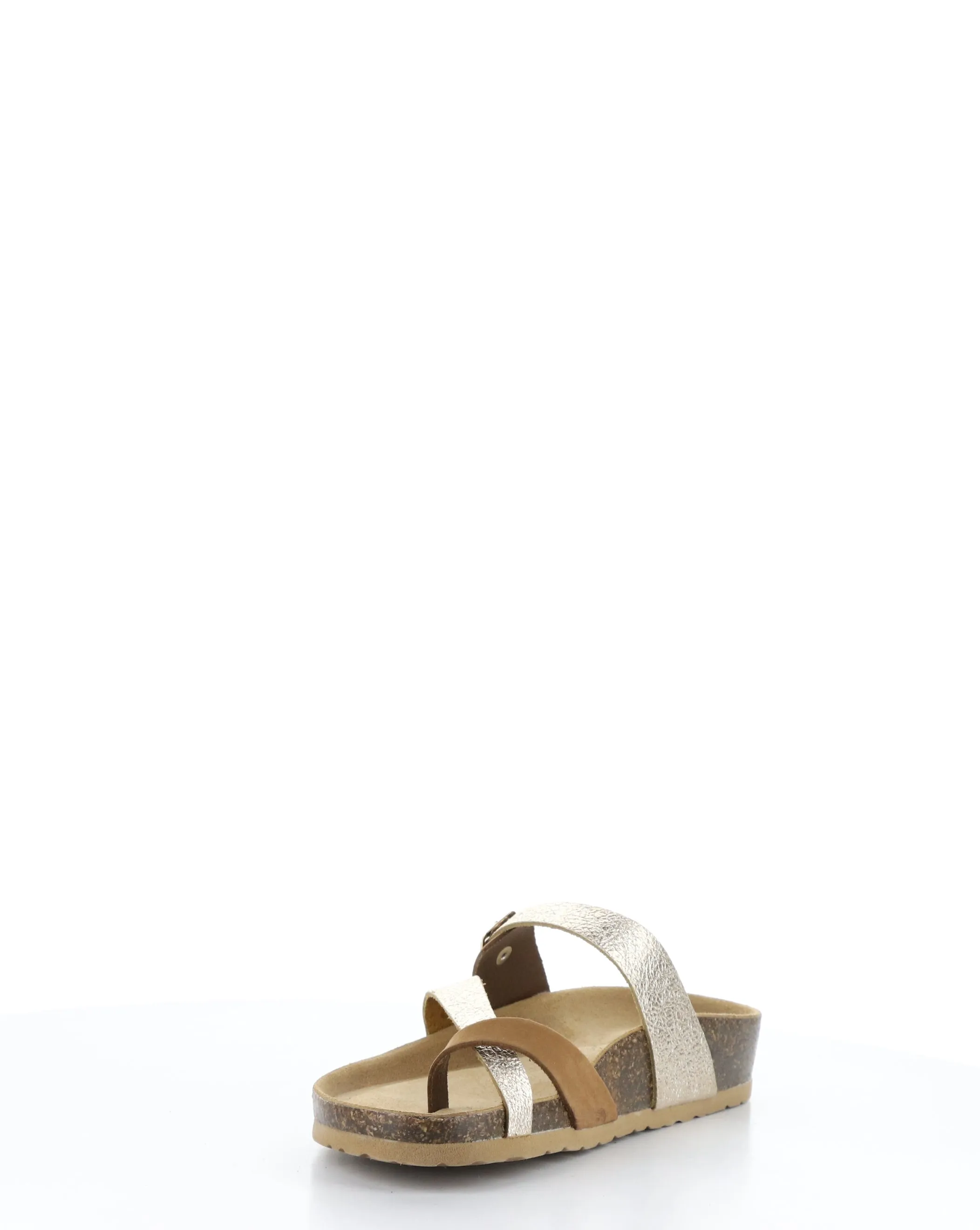 PARR BRANDY/GOLD Slip-on Sandals