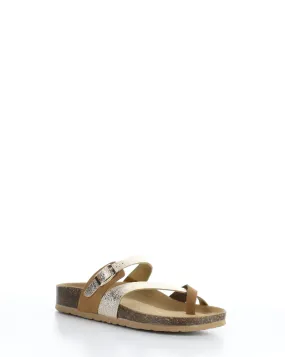 PARR BRANDY/GOLD Slip-on Sandals