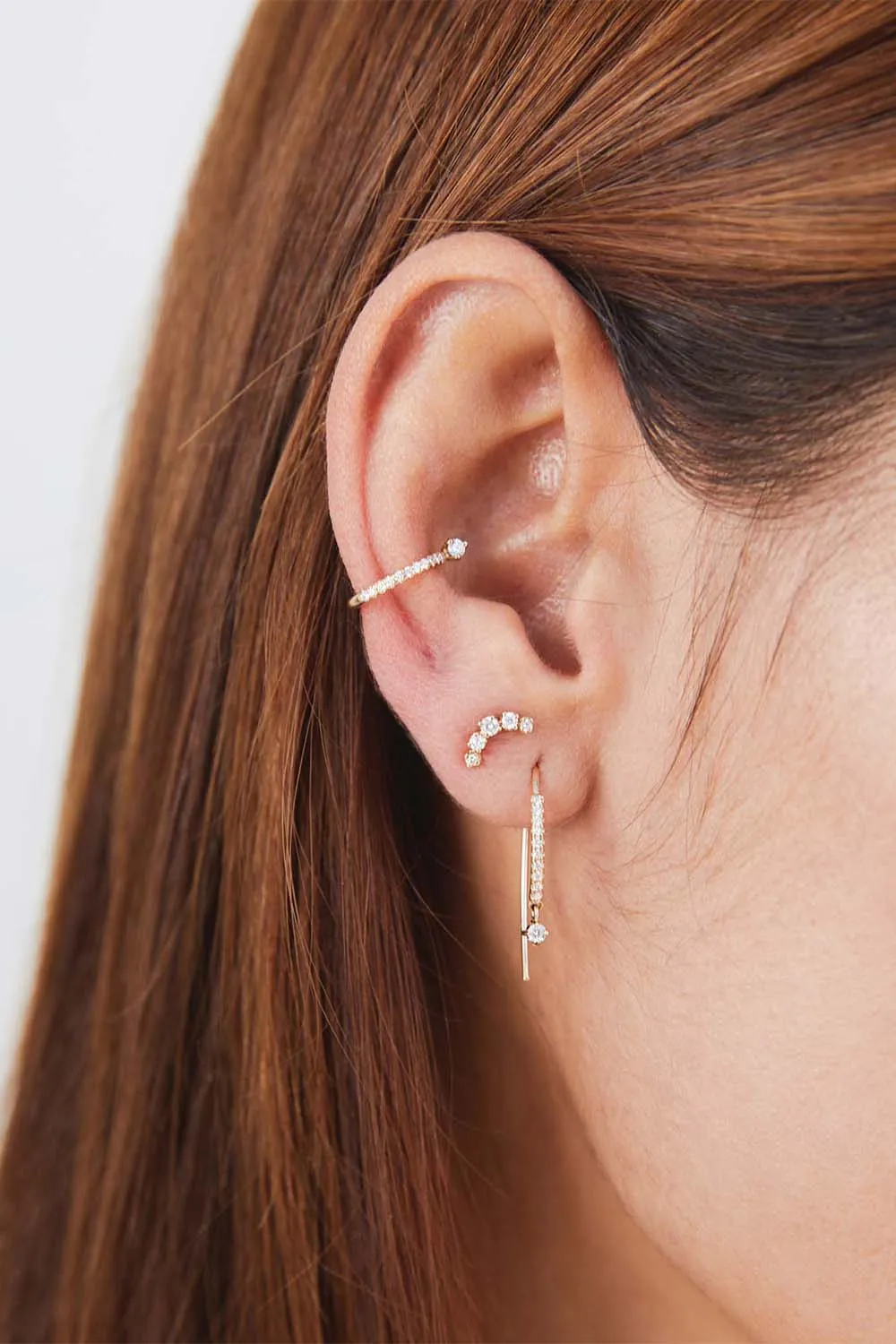 PAV DIAMOND EAR CUFF