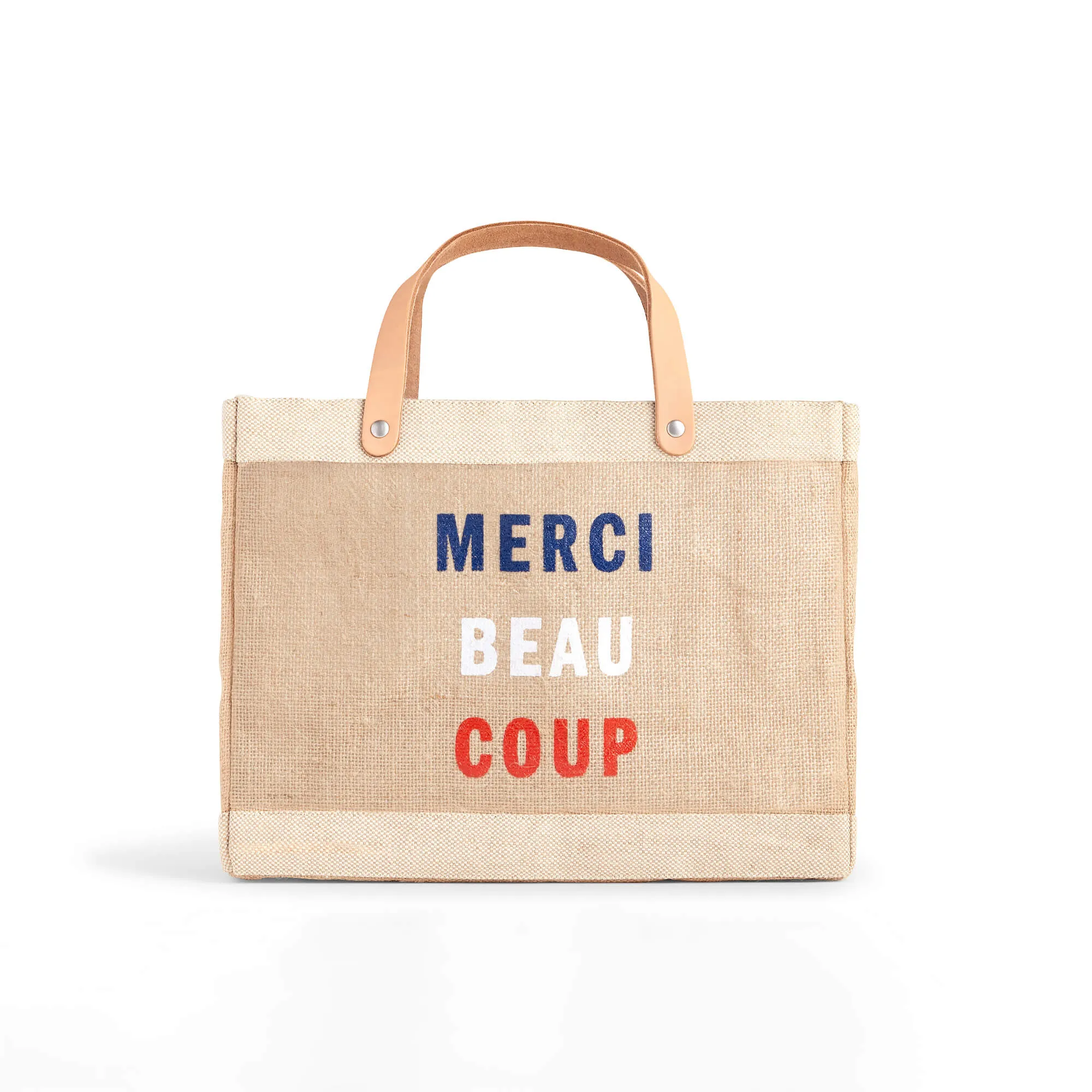 Petite Market Bag in Natural for Clare V. “Merci Beau Coup”