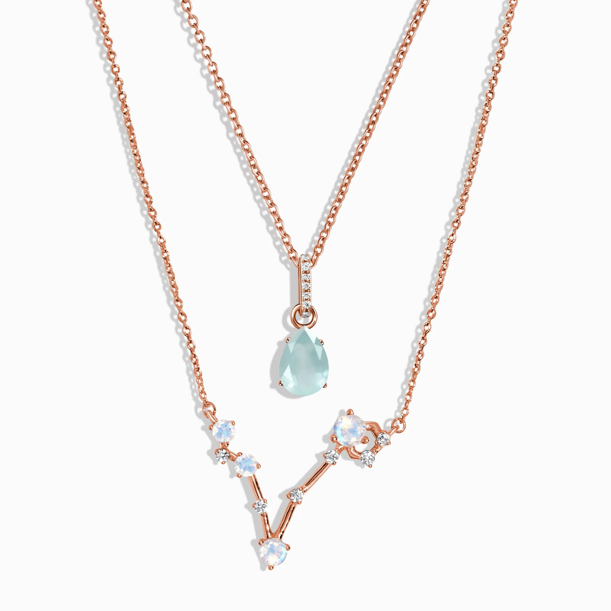 Pisces Zodiac Constellation & Aquamarine Sway