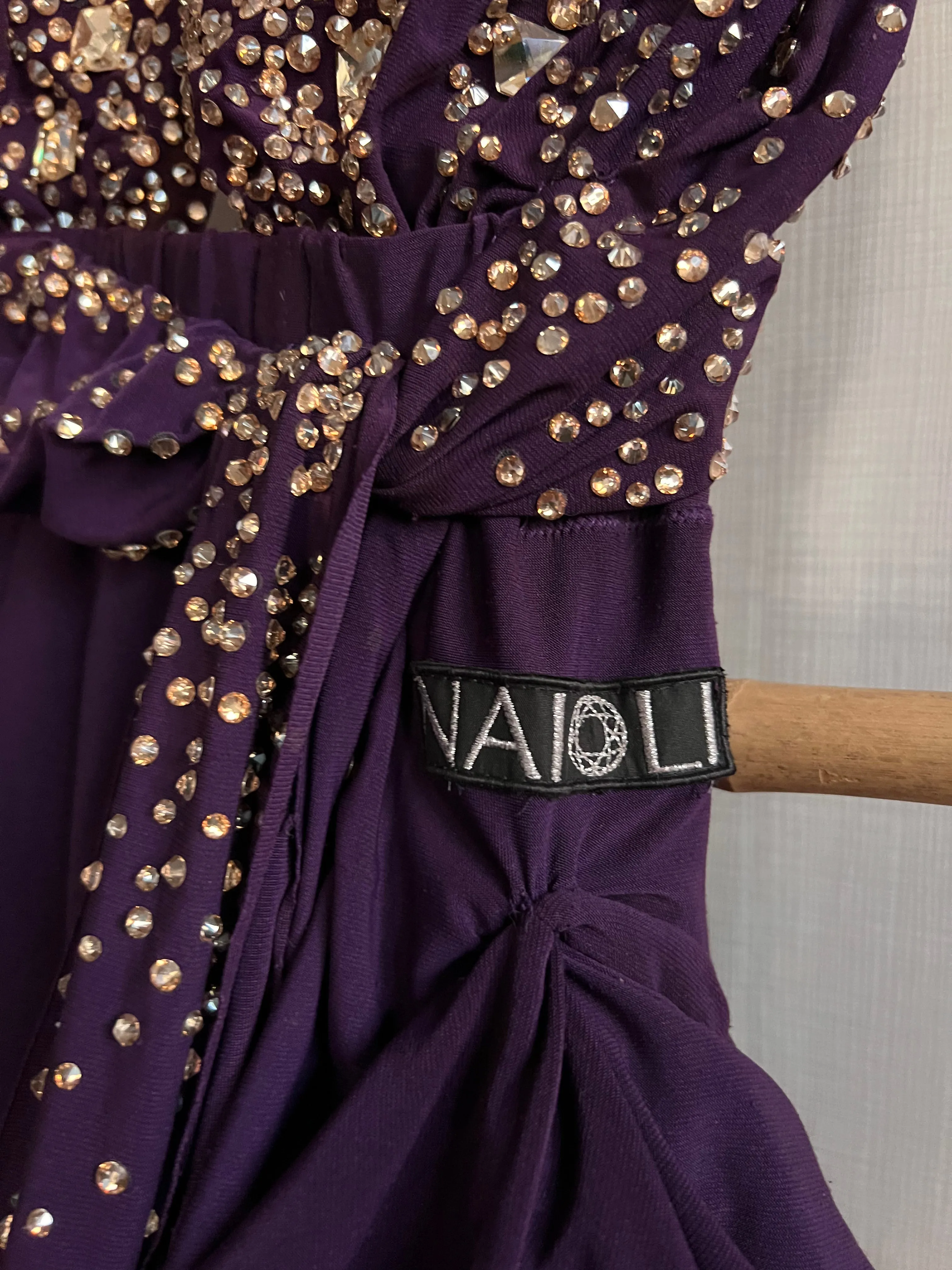 Purple Latin Dance Dress Radiant Excellence