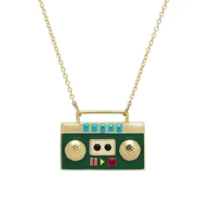 RADIO GREEN NECKLACE