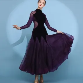 Regal Amethyst Ballroom Dance Dress | 2115