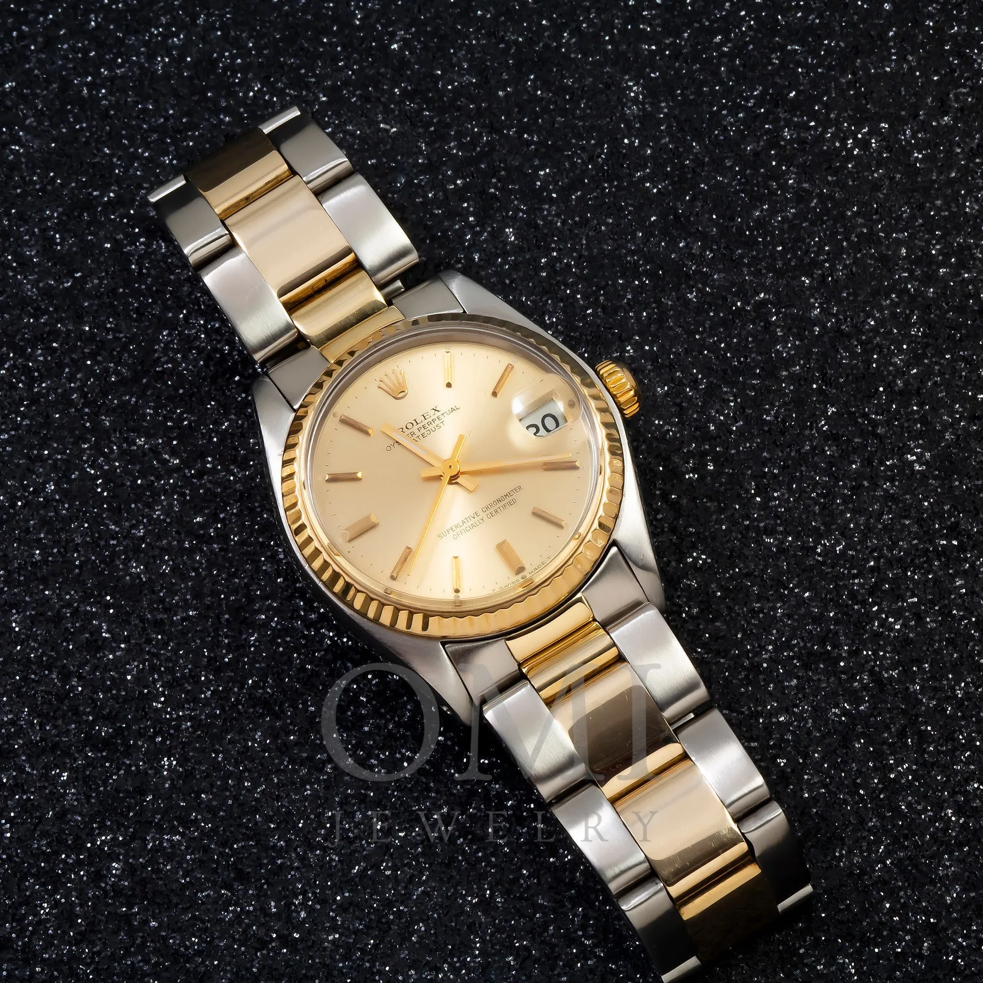 Rolex Datejust 6824 31MM Champagne Dial With Two Tone Oyster Bracelet