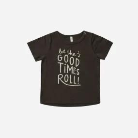 Rylee   Cru Black Basic Baby Tee