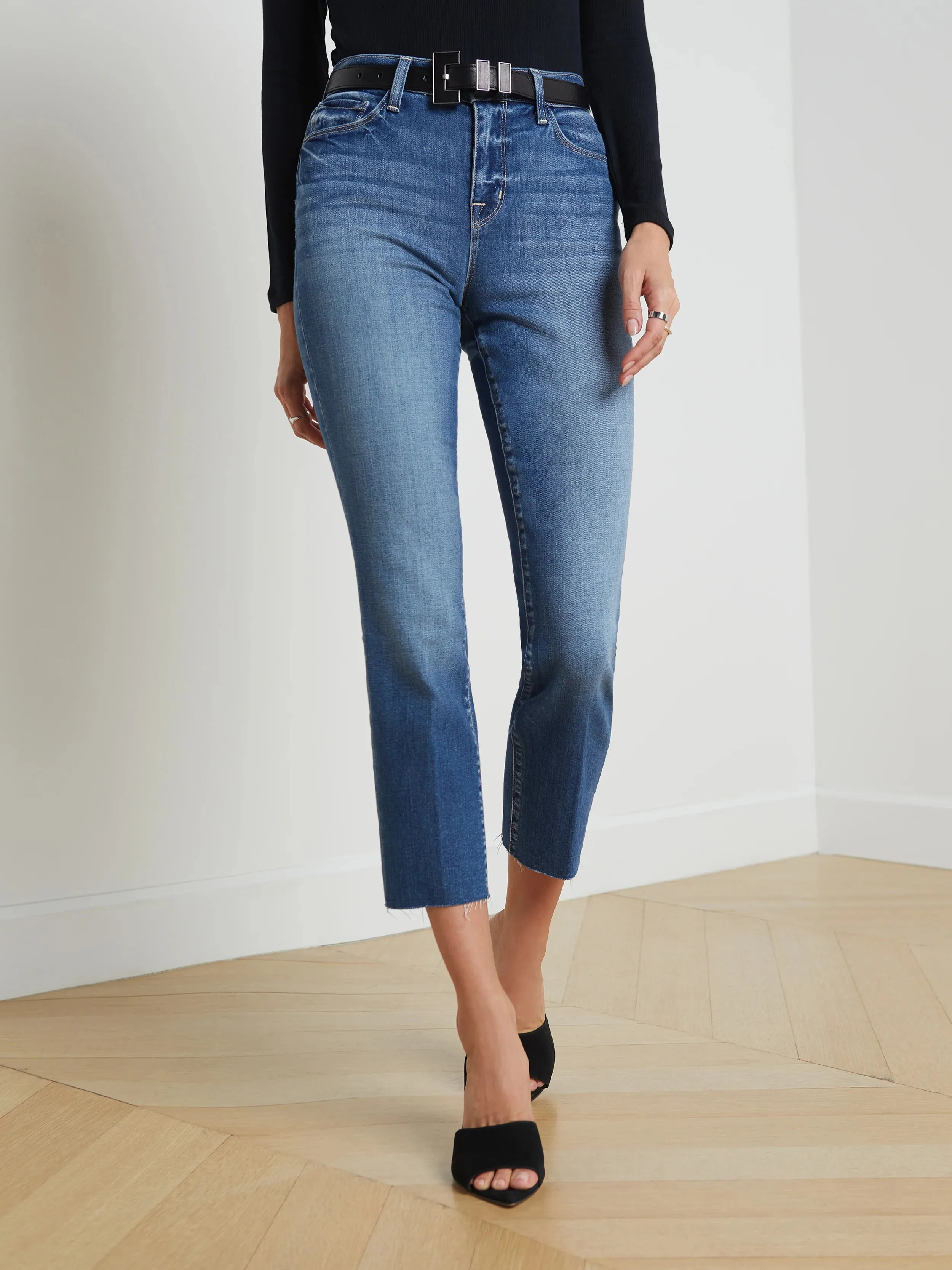 SADA HIGH RISE SLIM CROPPED JEAN (CAMBRIDGE) - L'AGENCE