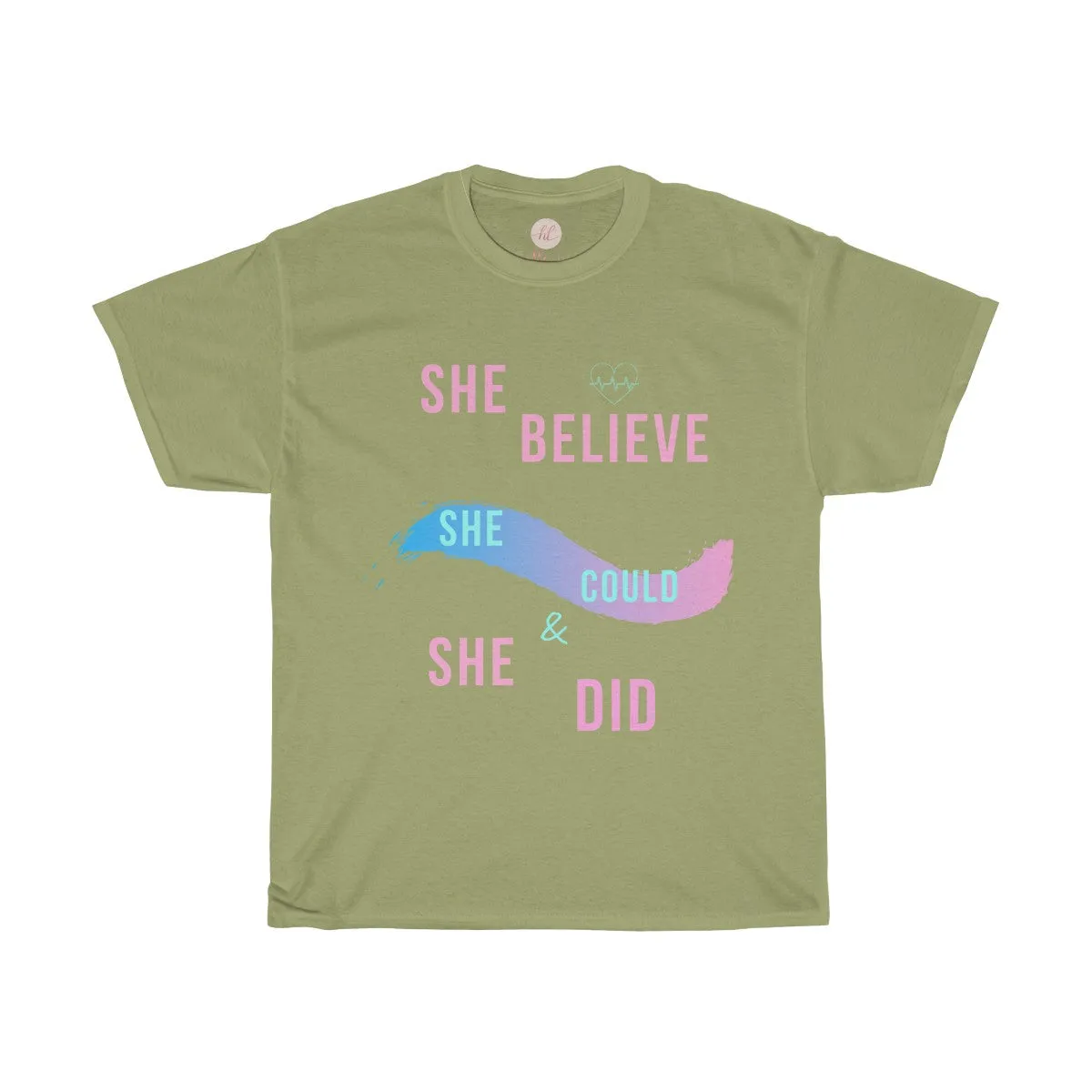 She Believe, She Could So She Did Tee| Believe Tee| Girl Believer T-shirt|