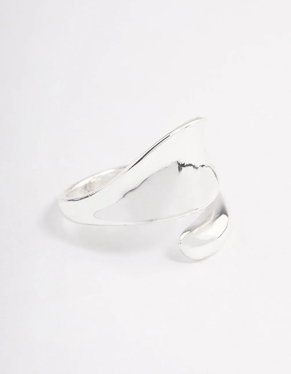 Silver Plated Bold Wrap Ring