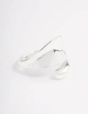 Silver Plated Bold Wrap Ring