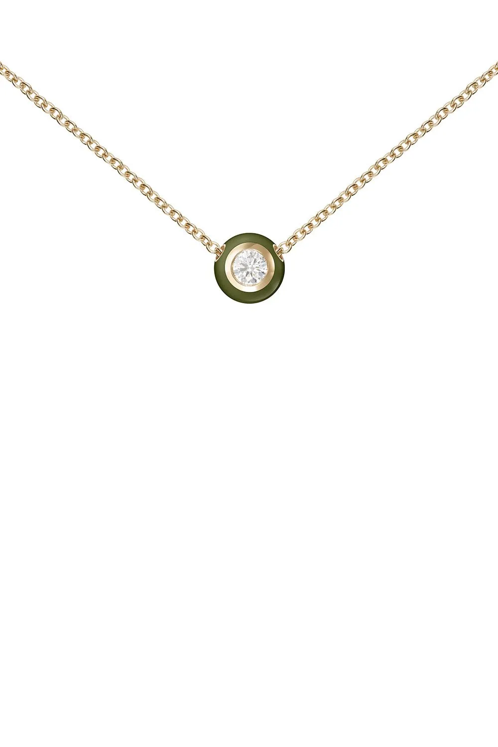 Small Army Green Audrey Necklace