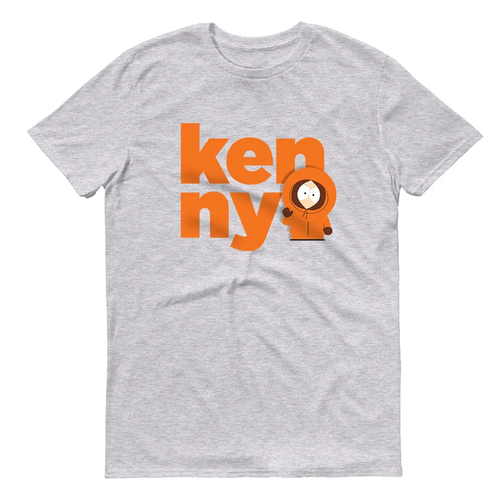 South Park Kenny Name Adult Short Sleeve T-Shirt