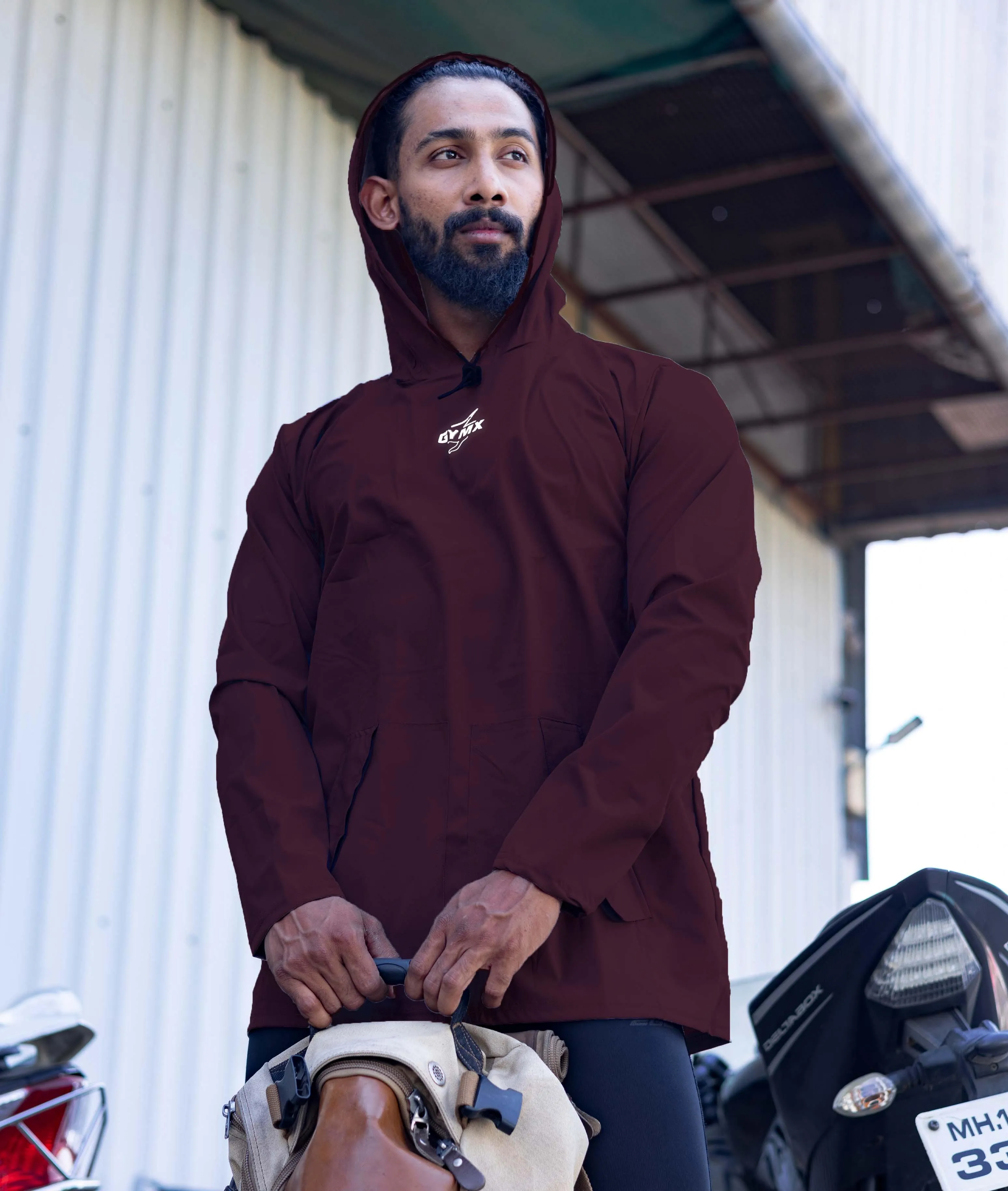 Storm Waterproof Jacket 2.0- Epic Maroon (with rainproof phone pockets) - Sale