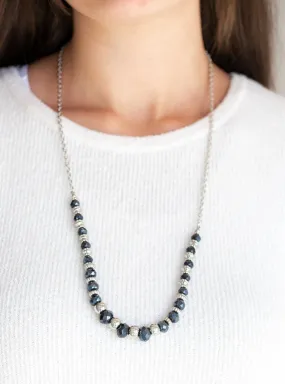 Stratosphere Sparkle Blue Necklace Set