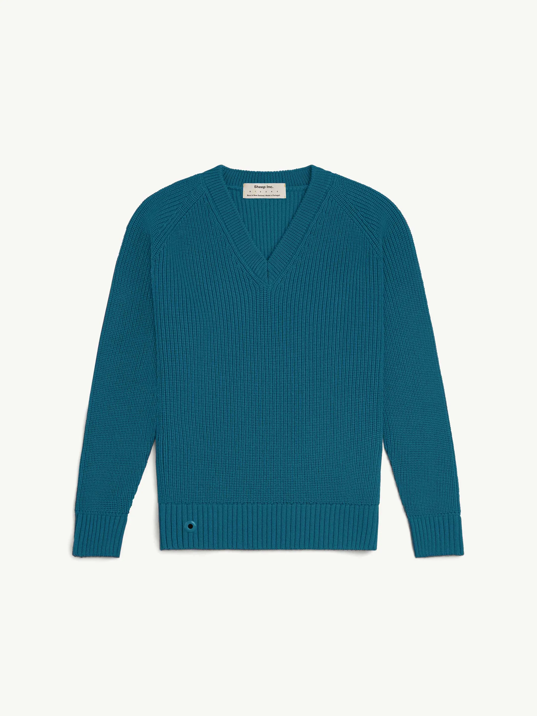 The V-Neck - Teal Blue