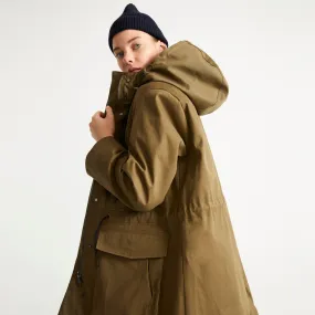 Trash Pepa Coat In Olive Green L-XL