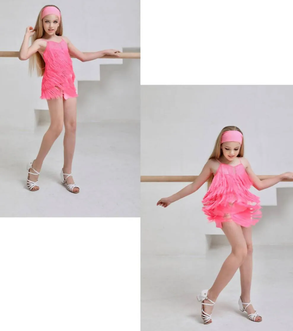 Vibrant Yellow/Pink/Black Juvenile Dress | 2118