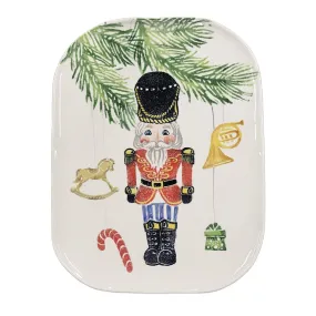 VIETRI Nutcracker Medium Rectangular Platter