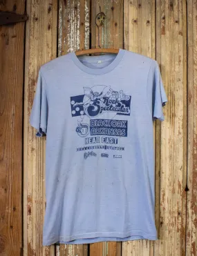 Vintage Rock Spectacular Open Air Concert T Shirt 1977 Blue Medium