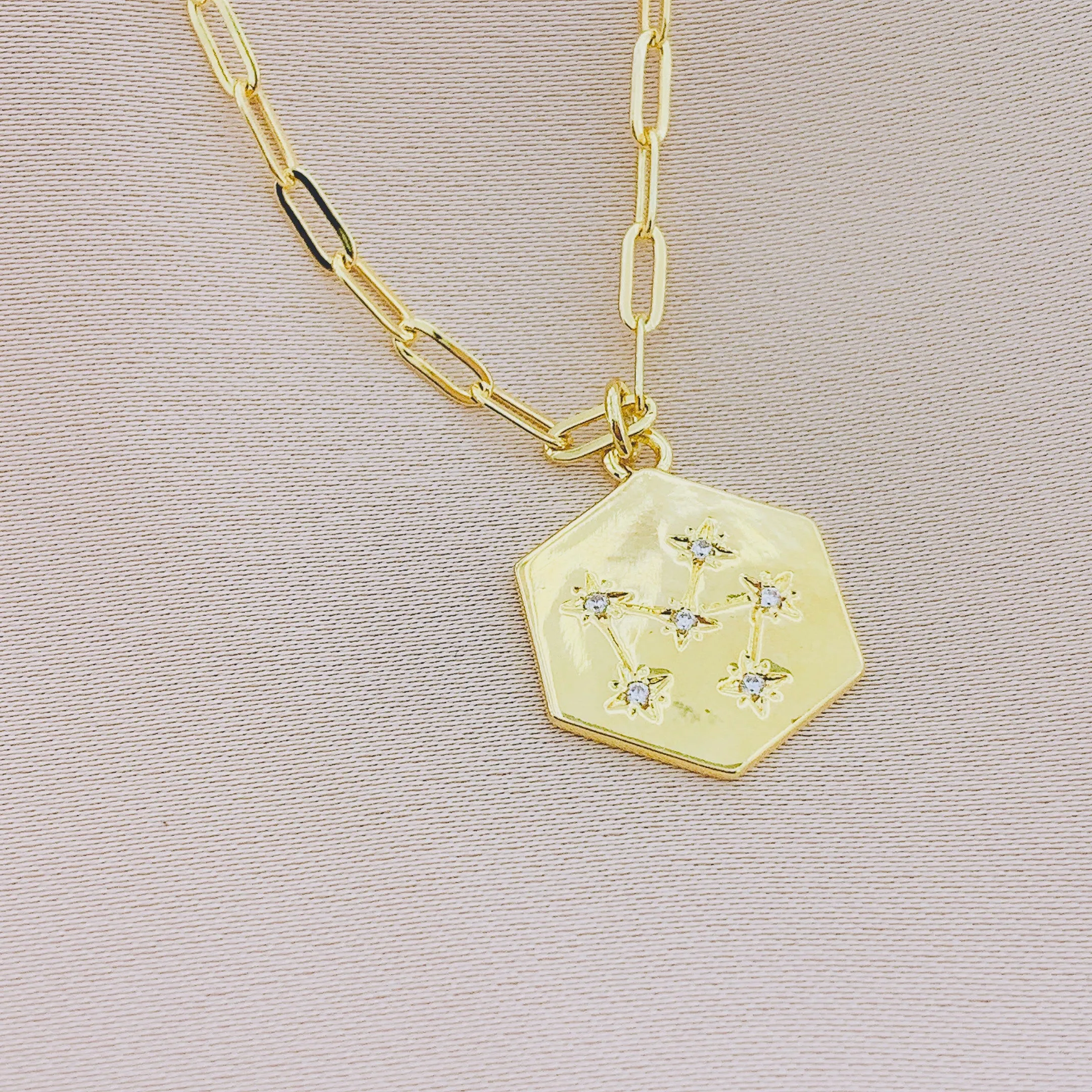 Women's CZ Starburst Necklace