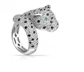 Women's Fashion Leopard CZ  Ring