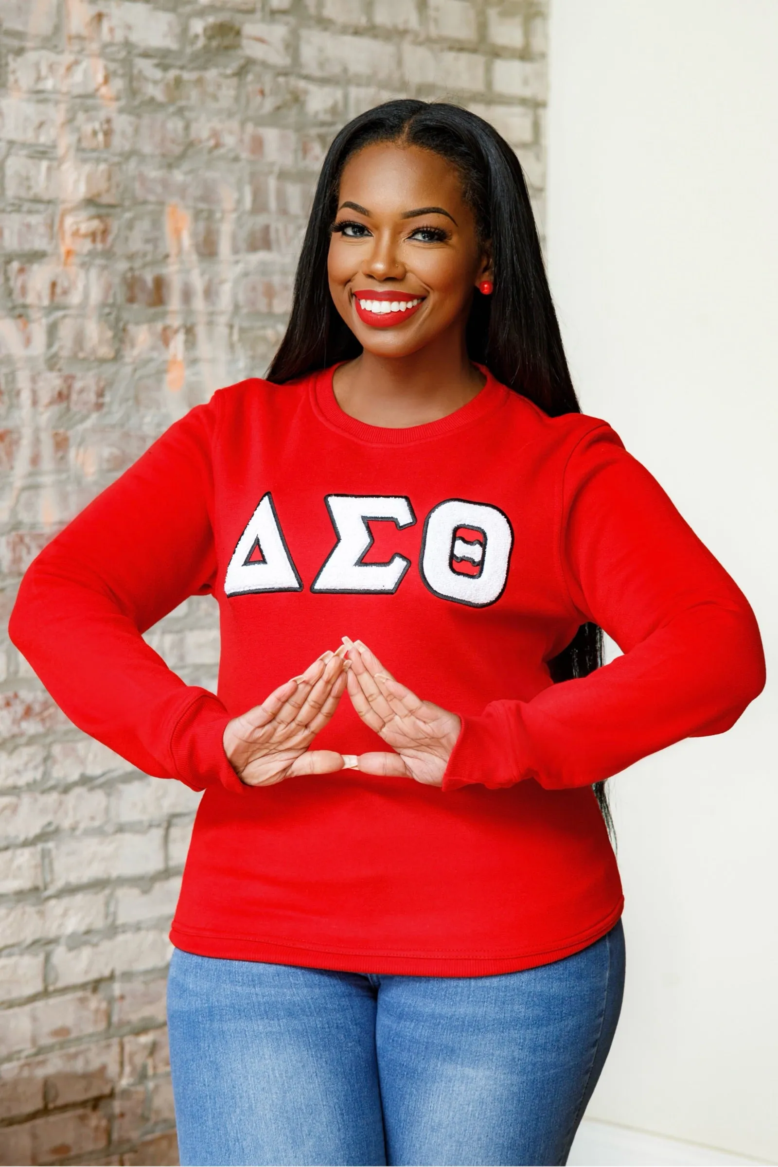 ΔΣΘ Chenille Sweatshirt